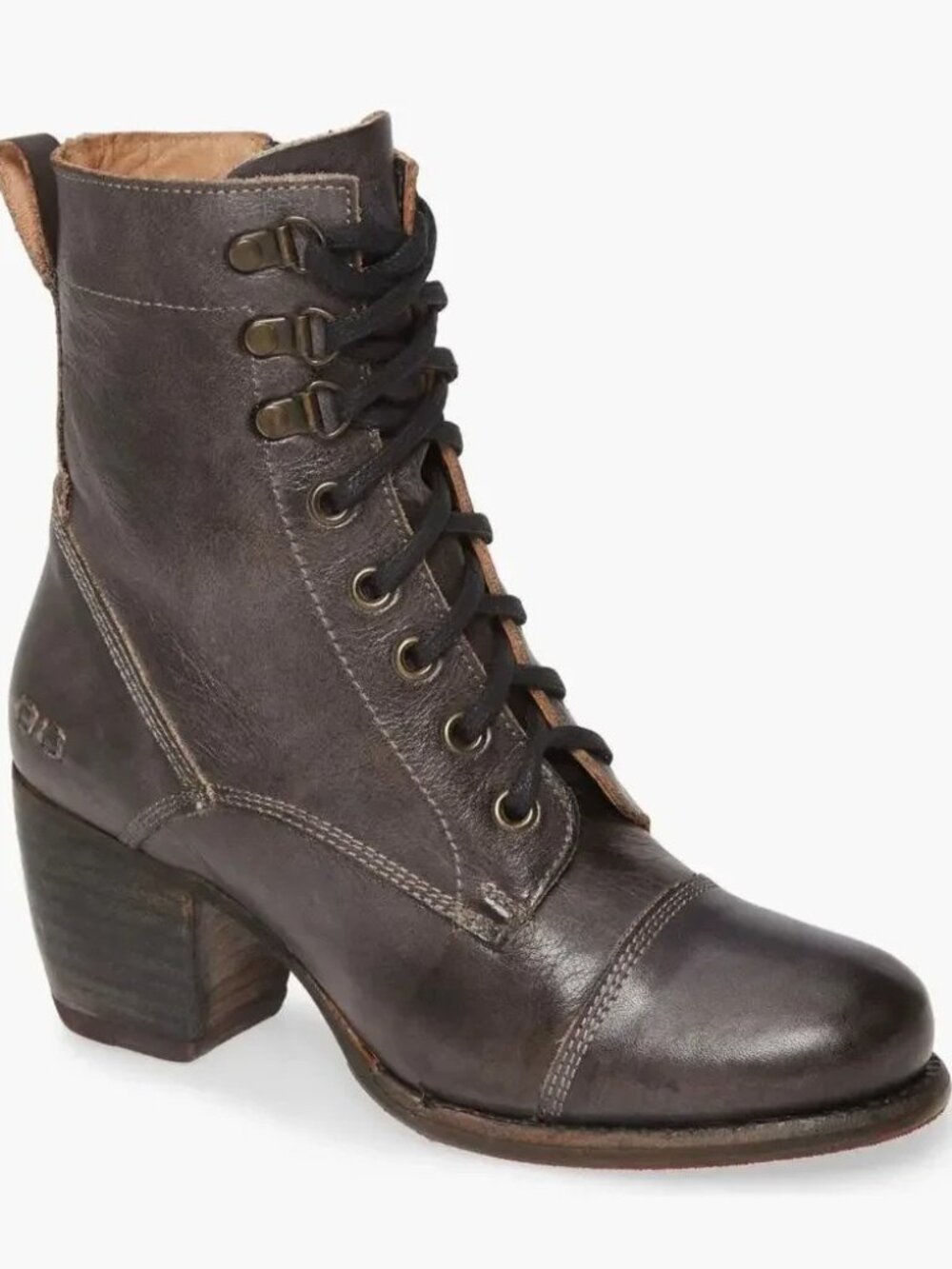 Bed|Stü Judgement Ankle Boots Size 7.5 Black Rustic